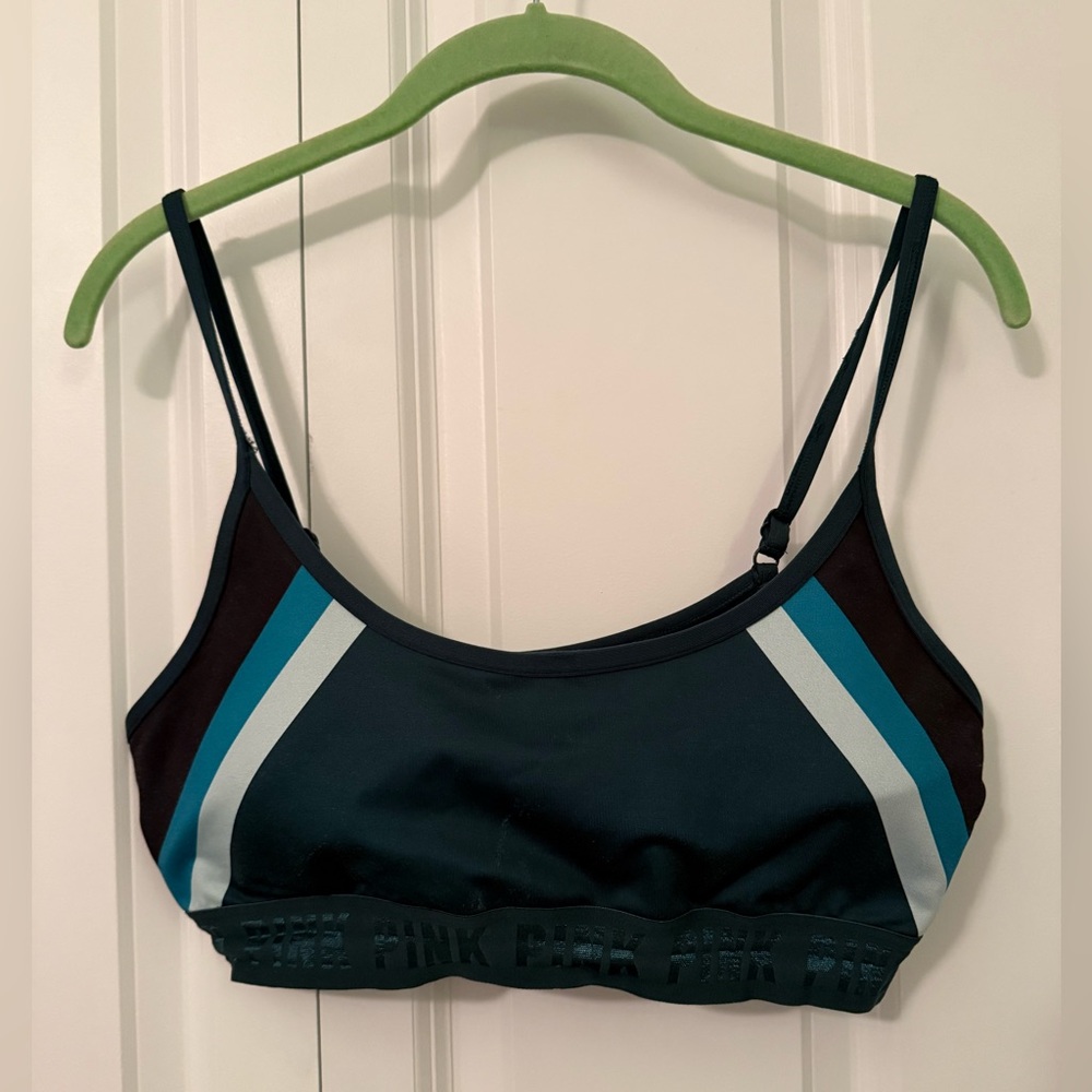 VS PINK SPORT Teal Sports Bra